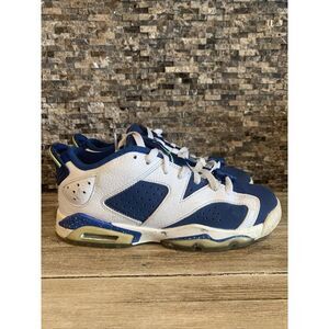 Nike Air Jordan 6 VI Retro Low Sneakers Size 6Y Seattle Seahawks 768881-106